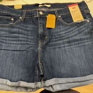 Levi's Classic Blue Denim Shorts